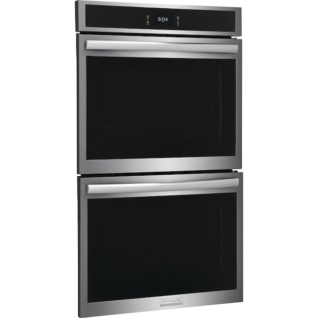 Frigidaire Gallery 30 inch Double Electric Wall Oven with Air Fry Self + Steam Cleaning ( Fingerprint Resistant Stainless Steel )