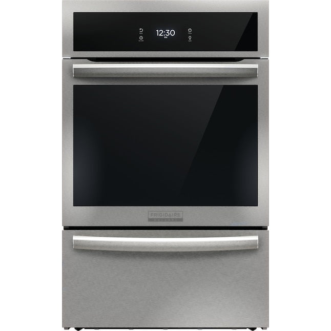 Frigidaire Gallery 24 inch Single Gas Wall Oven with Self and Steam Cleaning Air Fry and Single-fan ( Stainless Steel )