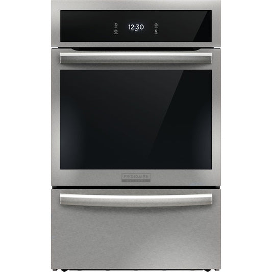 Frigidaire Gallery 24 inch Single Gas Wall Oven with Self and Steam Cleaning Air Fry and Single-fan ( Stainless Steel )