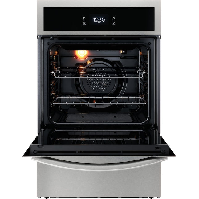 Frigidaire Gallery 24 inch Single Gas Wall Oven with Self and Steam Cleaning Air Fry and Single-fan European element ( Stainless Steel )