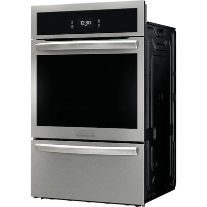 Frigidaire Gallery 24 inch Single Gas Wall Oven with Self and Steam Cleaning Air Fry and Single-fan ( Stainless Steel )