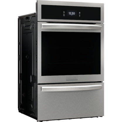 Frigidaire Gallery 24 inch Single Gas Wall Oven with Self and Steam Cleaning Air Fry and Single-fan ( Stainless Steel )