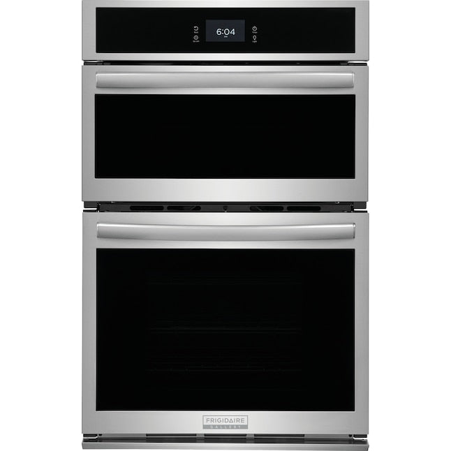 Frigidaire Gallery 27 inch Self + Steam Cleaning Air Fry Microwave Wall Oven Combo ( Fingerprint Resistant Stainless Steel )