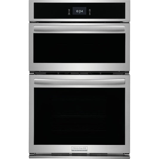 Frigidaire Gallery 27 inch Self + Steam Cleaning Air Fry Microwave Wall Oven Combo ( Fingerprint Resistant Stainless Steel )