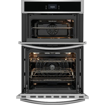 Frigidaire Gallery 27 inch Self + Steam Cleaning Air Fry Microwave Wall Oven Combo ( Fingerprint Resistant Stainless Steel )