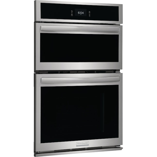 Frigidaire Gallery 27 inch Self + Steam Cleaning Air Fry Microwave Wall Oven Combo ( Fingerprint Resistant Stainless Steel )