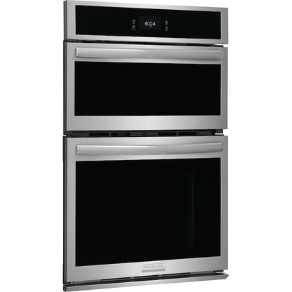 Frigidaire Gallery 27 inch Self + Steam Cleaning Air Fry Microwave Wall Oven Combo ( Fingerprint Resistant Stainless Steel )