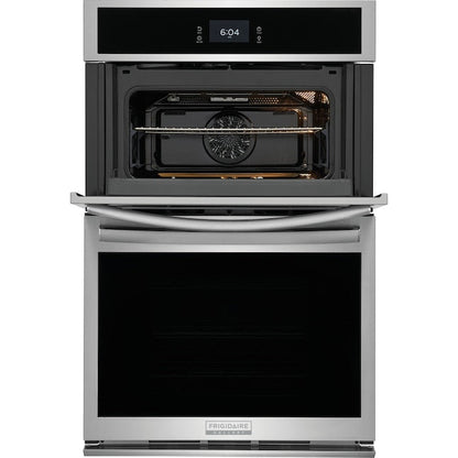 Frigidaire Gallery 27 inch Self + Steam Cleaning Air Fry Microwave Wall Oven Combo ( Fingerprint Resistant Stainless Steel )