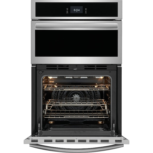 Frigidaire Gallery 27 inch Self + Steam Cleaning Air Fry Microwave Wall Oven Combo ( Fingerprint Resistant Stainless Steel )