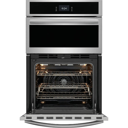 Frigidaire Gallery 27 inch Self + Steam Cleaning Air Fry Microwave Wall Oven Combo ( Fingerprint Resistant Stainless Steel )