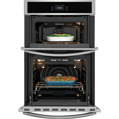 Frigidaire Gallery 27 inch Self + Steam Cleaning Air Fry Microwave Wall Oven Combo ( Fingerprint Resistant Stainless Steel )