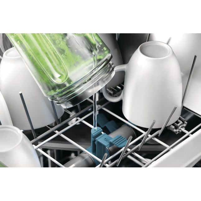 Frigidaire Gallery CleanBoost 24-in Top Control Built-in Dishwasher With Third Rack ( Fingerprint Resistant Stainless Steel ) ENERGY STAR, 47-Decibel Very Quiet Sound Level