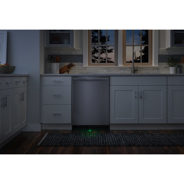 Frigidaire Gallery CleanBoost 24-in Top Control Built-in Dishwasher With Third Rack ( Fingerprint Resistant Stainless Steel ) ENERGY STAR, 47-Decibel Very Quiet Sound Level