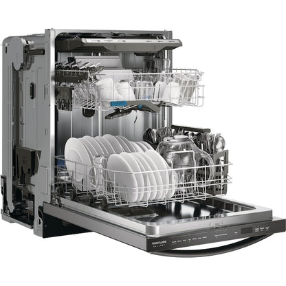 Frigidaire Gallery CleanBoost 24-in Top Control Built-in Dishwasher With Third Rack ( Fingerprint Resistant Stainless Steel ) ENERGY STAR, 47-Decibel Very Quiet Sound Level