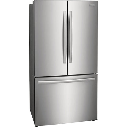 Frigidaire Gallery Counter-Depth 23.3-cu ft 3 -Door 36-in Wide French Door Refrigerator with Ice Maker with Water Dispenser ( Fingerprint Resistant Stainless Steel ) ENERGY STAR Certified