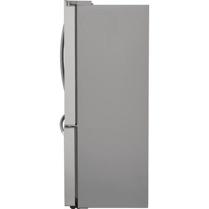 Frigidaire Gallery Counter-Depth 23.3-cu ft 3 -Door 36-in Wide French Door Refrigerator with Ice Maker with Water Dispenser ( Fingerprint Resistant Stainless Steel ) ENERGY STAR Certified