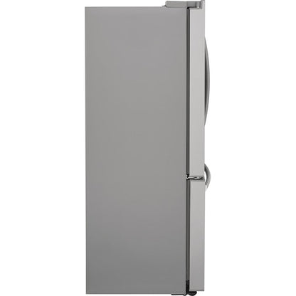 Frigidaire Gallery Counter-Depth 23.3-cu ft 3 -Door 36-in Wide French Door Refrigerator with Ice Maker with Water Dispenser ( Fingerprint Resistant Stainless Steel ) ENERGY STAR Certified