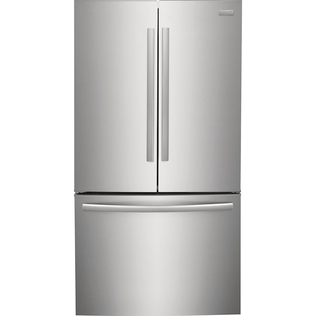 Frigidaire Gallery Counter-Depth 23.3-cu ft 3 -Door 36-in Wide French Door Refrigerator with Ice Maker with Water Dispenser ( Fingerprint Resistant Stainless Steel ) ENERGY STAR Certified