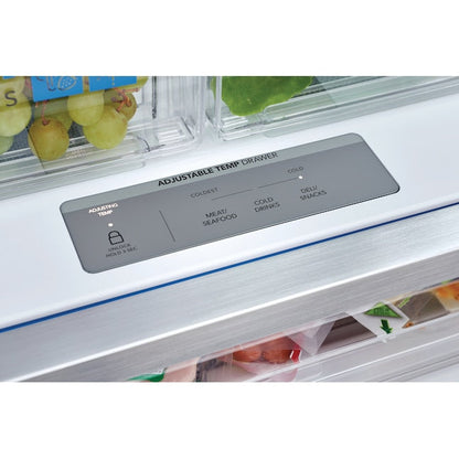 Frigidaire Gallery Counter-Depth 23.3-cu ft 3 -Door 36-in Wide French Door Refrigerator with Ice Maker with Water Dispenser ( Fingerprint Resistant Stainless Steel ) ENERGY STAR Certified