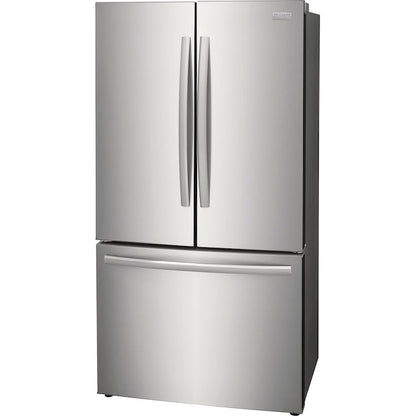 Frigidaire Gallery Counter-Depth 23.3-cu ft 3 -Door French Door Refrigerator with Ice Maker with Water Dispenser ( Fingerprint Resistant Stainless Steel ) ENERGY STAR Certified