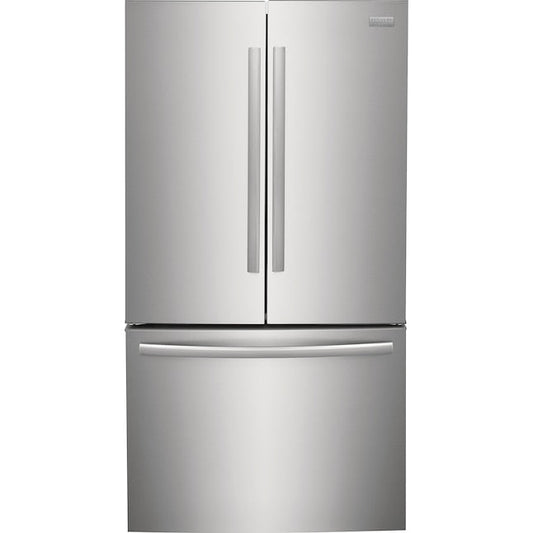 Frigidaire Gallery Counter-Depth 23.3-cu ft 3 -Door French Door Refrigerator with Ice Maker with Water Dispenser ( Fingerprint Resistant Stainless Steel ) ENERGY STAR Certified