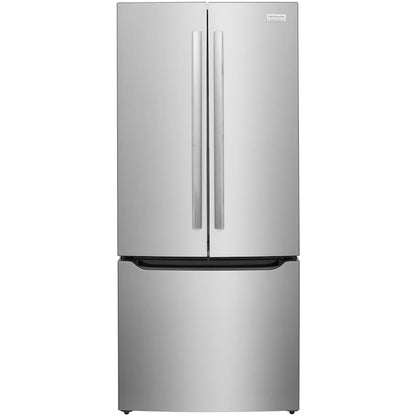Frigidaire Gallery Standard-Depth 20-cu ft 3 -Door 30-in Wide French Door Refrigerator with Ice Maker with Water Dispenser ( Smudge-Proof Stainless Steel ) ENERGY STAR Certified