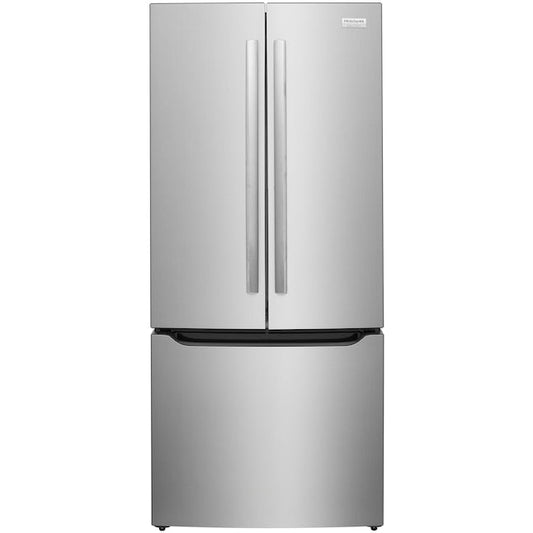 Frigidaire Gallery Standard-Depth 20-cu ft 3 -Door French Door Refrigerator with Ice Maker with Water Dispenser ( Smudge-Proof Stainless Steel ) ENERGY STAR Certified