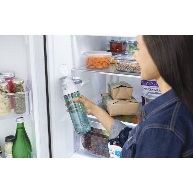 Frigidaire Gallery Standard-Depth 20-cu ft 3 -Door 30-in Wide French Door Refrigerator with Ice Maker with Water Dispenser ( Smudge-Proof Stainless Steel ) ENERGY STAR Certified