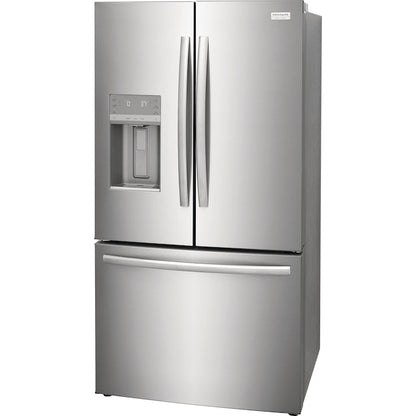 Frigidaire Gallery Standard-Depth 27.8-cu ft 3 -Door 36-in Wide French Door Refrigerator with Dual Ice Maker with Water and Ice Dispenser ( Fingerprint Resistant Stainless Steel ) ENERGY STAR Certified