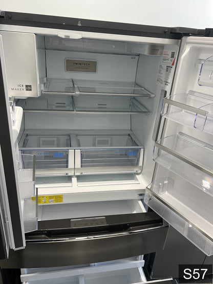 Frigidaire Counter-Depth 21.5-cu ft 4 -Door 36-in Wide French Door Refrigerator with Ice Maker with Water and Ice Dispenser ( Smudge-Proof Stainless Steel ) ENERGY STAR Certified