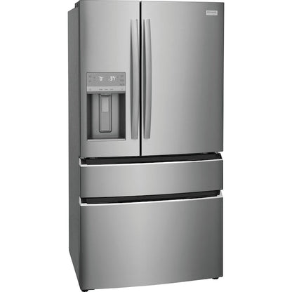 Frigidaire Gallery Standard-Depth 26.3-cu ft 4 -Door 36-in Wide French Door Refrigerator with Ice Maker with Water and Ice Dispenser ( Fingerprint Resistant Stainless Steel ) ENERGY STAR Certified