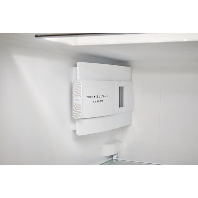 Frigidaire Gallery 22.3-cu ft Counter-Depth 36-in Wide Side-by-Side Refrigerator with Ice Maker ,Water and Ice Dispenser ( Fingerprint Resistant Stainless Steel ) ENERGY STAR Certified