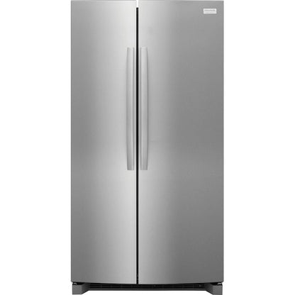 Frigidaire Gallery 26-cu ft Side-by-Side Refrigerator with Ice Maker and Water Dispenser ( Smudge-Proof Stainless Steel ) ENERGY STAR Certified