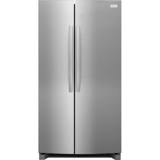 Frigidaire Gallery 26-cu ft Side-by-Side Refrigerator with Ice Maker and Water Dispenser ( Smudge-Proof Stainless Steel ) ENERGY STAR Certified