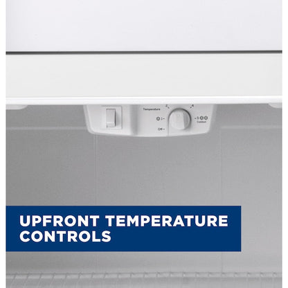 GE Garage-ready 21.9-cu ft Top-Freezer Refrigerator ( White ) Garage Ready