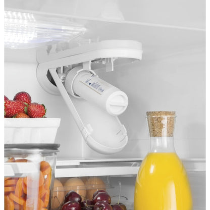 GE Counter-Depth 20.6-cu ft 3 -Door French Door Refrigerator with Ice Maker with Water and Ice Dispenser ( Stainless Steel ) ENERGY STAR Certified