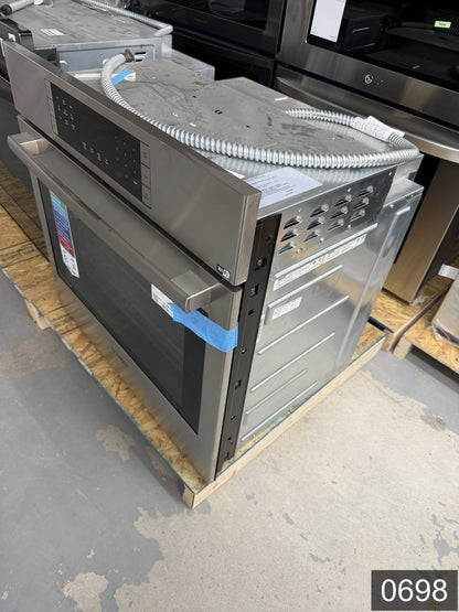 Bosch 800 Series 30 inch Single Electric Wall Oven True Convection and Self-cleaning ( Stainless Steel )