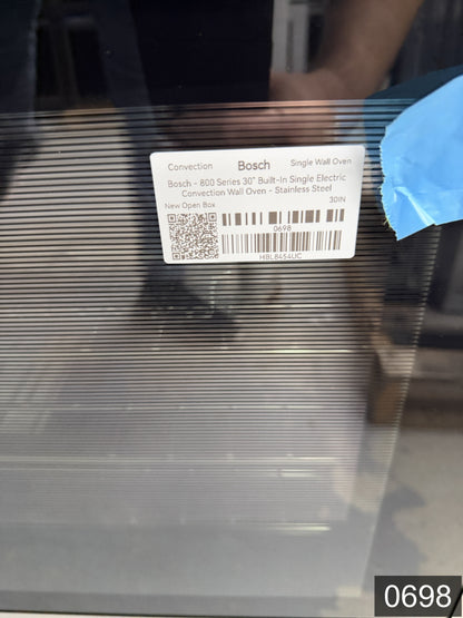 Bosch 800 Series 30 inch Single Electric Wall Oven True Convection and Self-cleaning ( Stainless Steel )