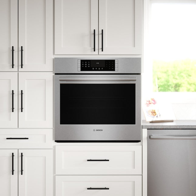 Bosch 800 Series 30 inch Single Electric Wall Oven True Convection and Self-cleaning ( Stainless Steel )