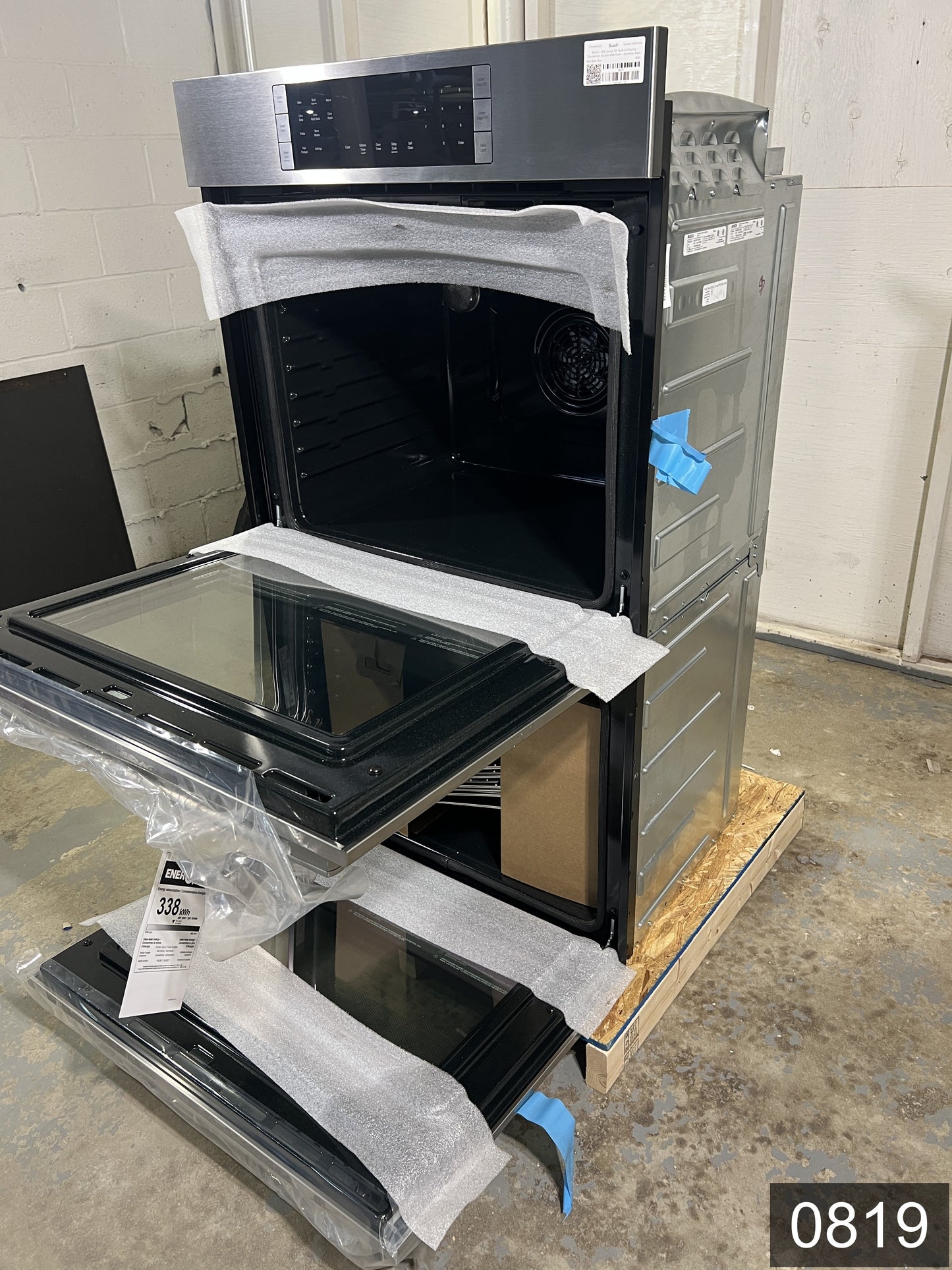 Bosch 800 Series 30 inch Double Electric Wall Oven with Self-cleaning ( Stainless Steel )