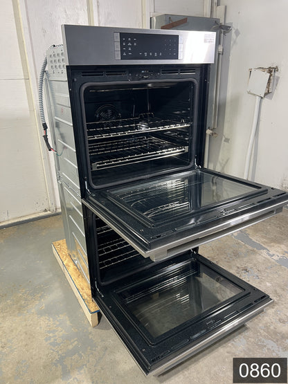 Bosch 800 Series 30 inch Double Electric Wall Oven with Self-cleaning ( Stainless Steel )