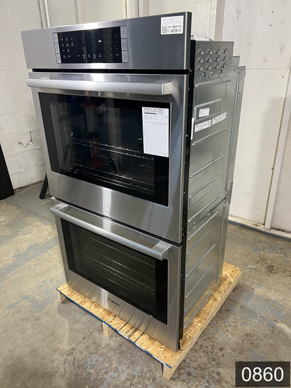 Bosch 800 Series 30 inch Double Electric Wall Oven with Self-cleaning ( Stainless Steel )