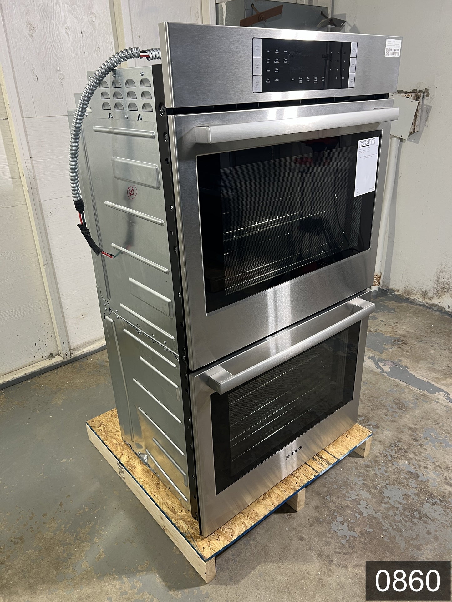 Bosch 800 Series 30 inch Double Electric Wall Oven with Self-cleaning ( Stainless Steel )