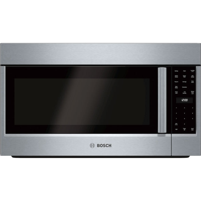 Bosch 800 Series 1.8-cu ft 29.88-in Over-the-Range Convection Microwave with Sensor Cooking ( Stainless Steel )