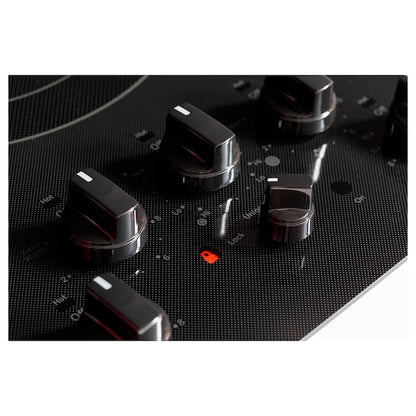 GE 30-in 5 burners Smooth surface Black Electric Cooktop