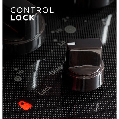 GE 30-in 5 burners Smooth surface Black Electric Cooktop