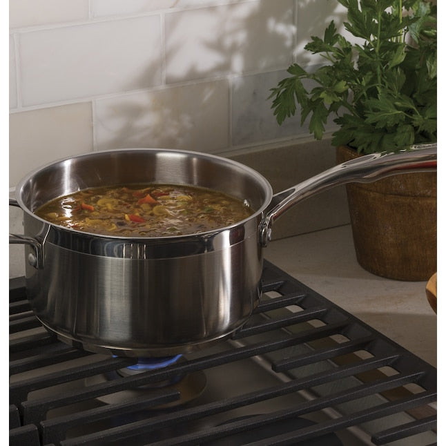 GE 30-in 5 burners Stainless steel Gas Cooktop