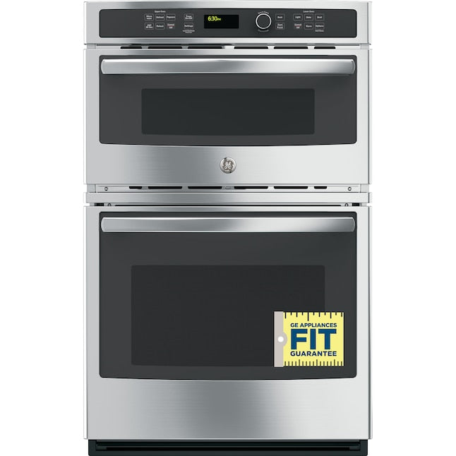 GE 27 inch Self-cleaning Microwave Wall Oven Combo ( Stainless steel )
