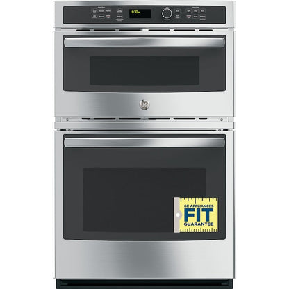 GE 27 inch Self-cleaning Microwave Wall Oven Combo ( Stainless steel )
