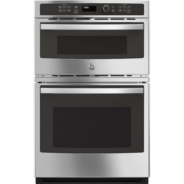 GE 27 inch Self-cleaning Microwave Wall Oven Combo ( Stainless steel )